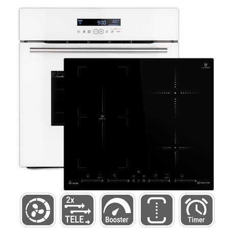 Oven and Induction Hob SET8015W2FZ